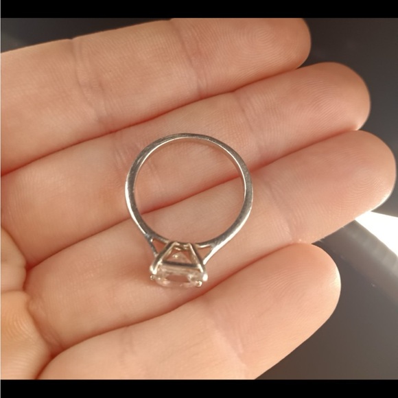 LUXORO Solitaire Ring (Size 6.0) Made with Zirconia from Swarovs - Picture 6 of 7